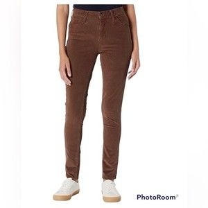 Levi’s 721 Brown Corduroy High Rise Skinny Pants size 33 x 30
